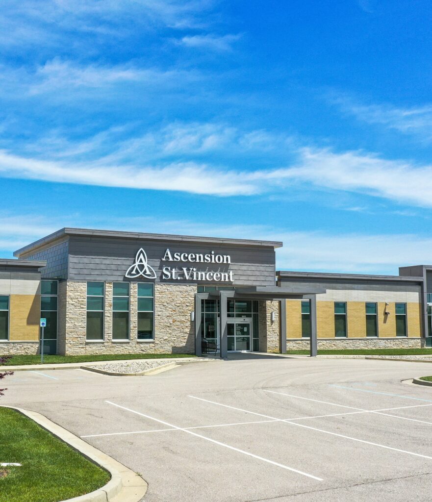 Single story medical facility.